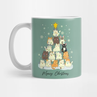 Cat Christmas tree Mug